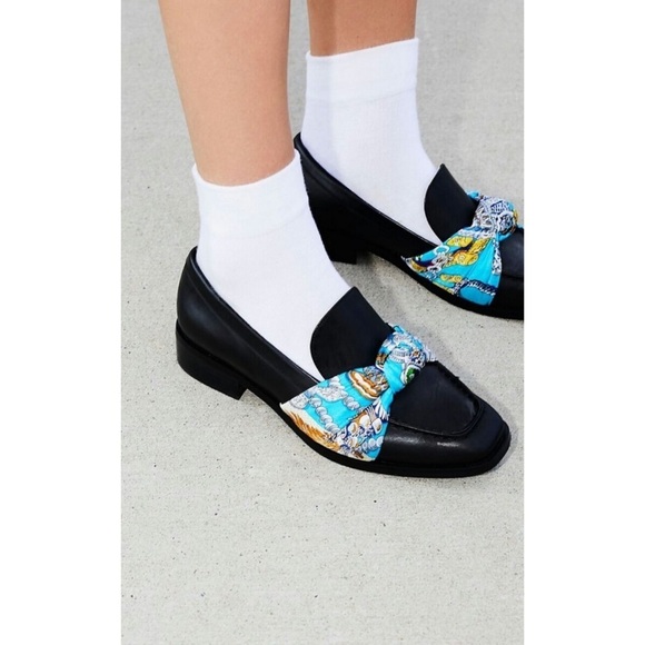 Jeffrey Campbell Shoes - Jefferey Campbell Free People Bollero Scarf Loafers Sz 38 (US 7.5)
